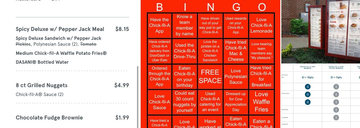 Chick-fil-A Menu