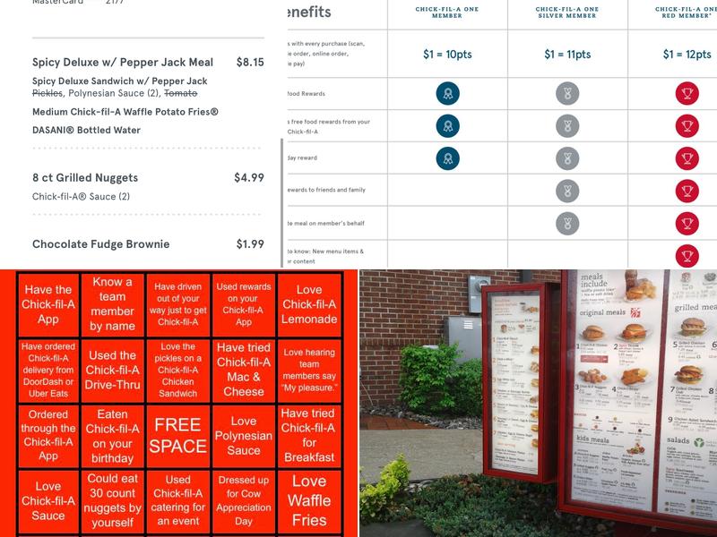 Chick-fil-A Menu