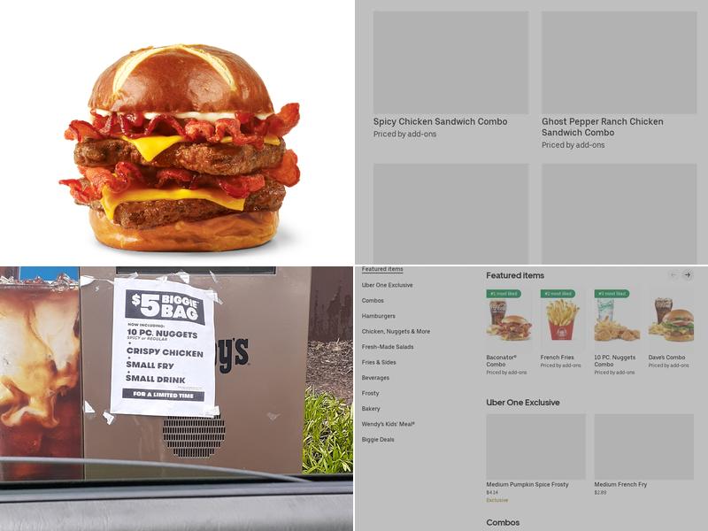 Wendy's Menu
