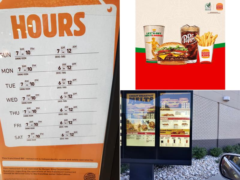 Burger King Menu