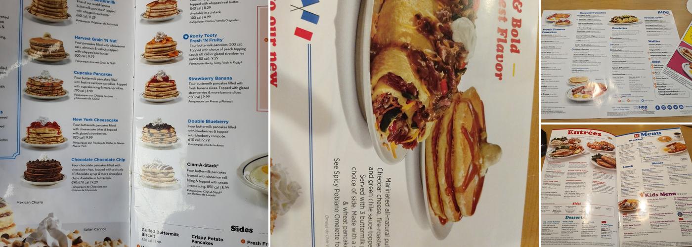 IHOP Menu