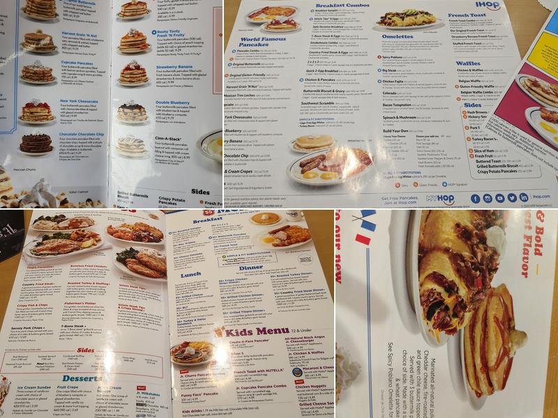 IHOP Menu