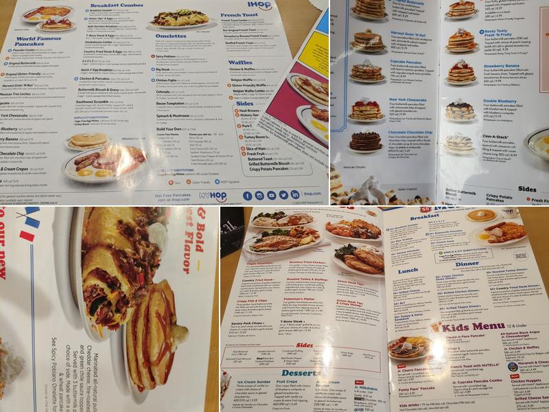 IHOP Menu