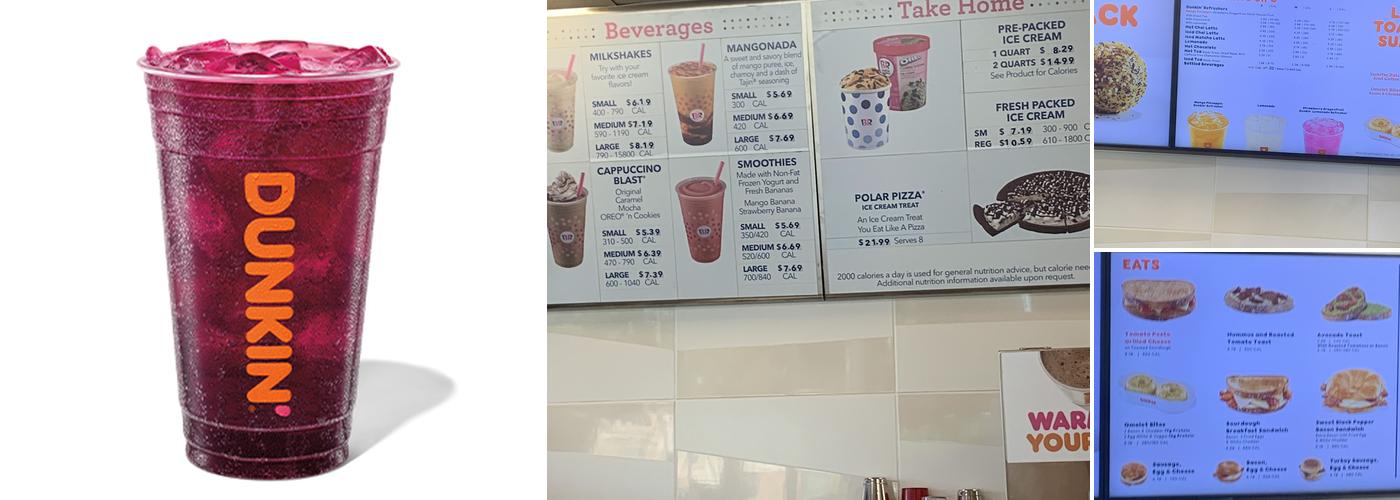 Dunkin' Menu