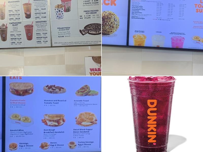 Dunkin' Menu