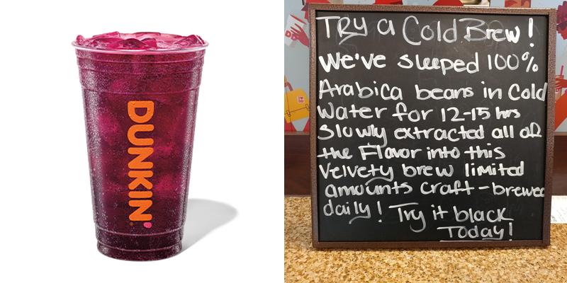 Dunkin' Menu