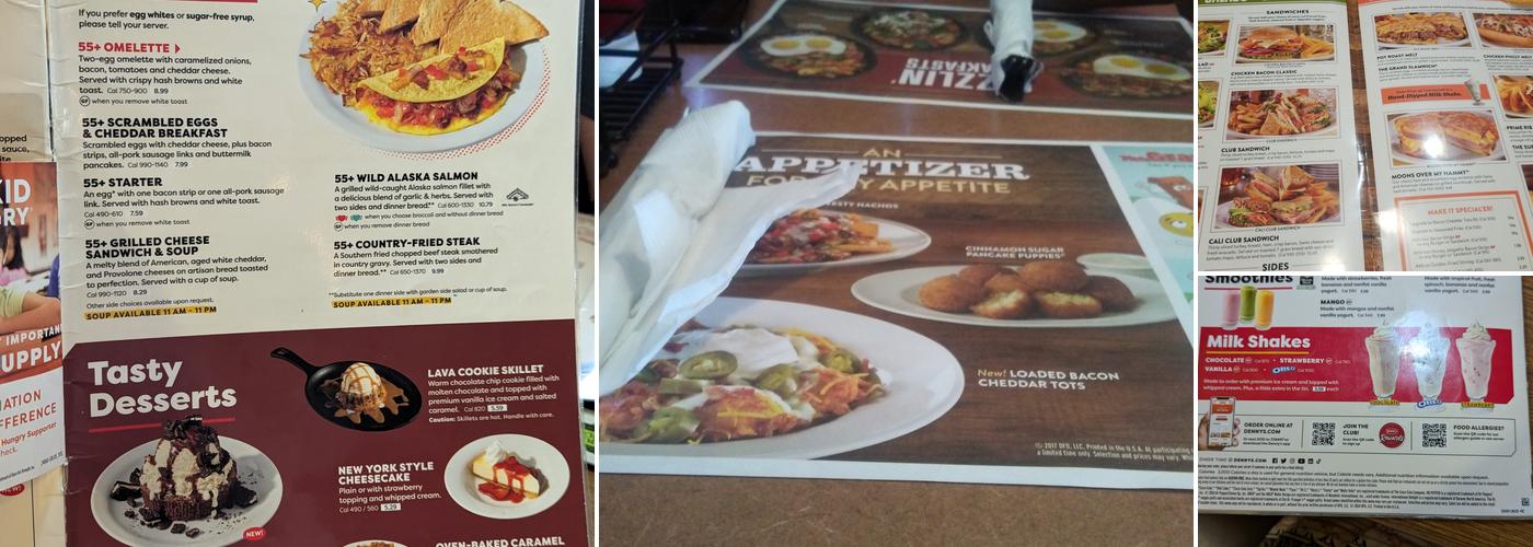 Denny's Menu