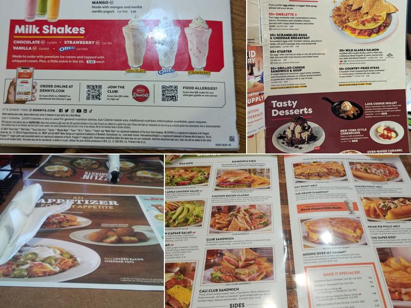 Denny's Menu