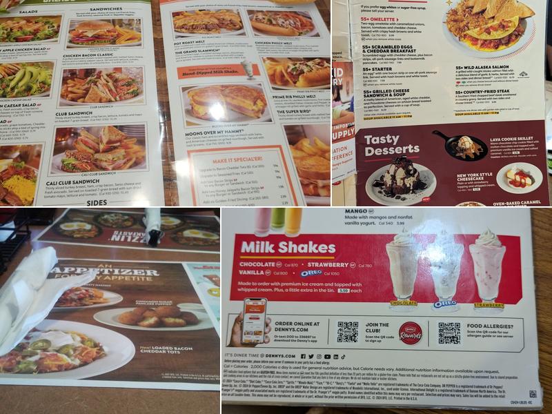 Denny's Menu