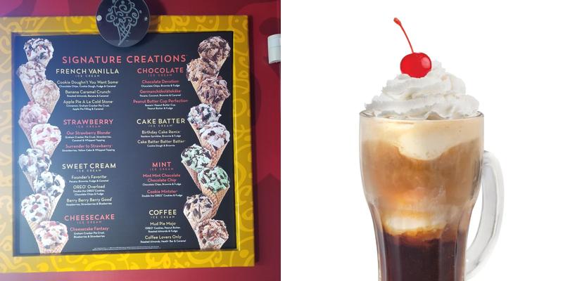 Cold Stone Creamery Menu