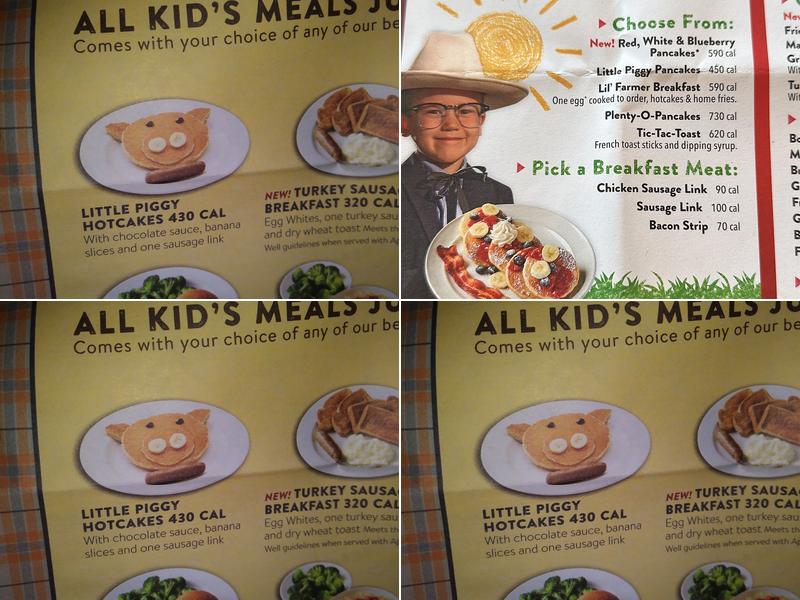 Bob Evans Menu