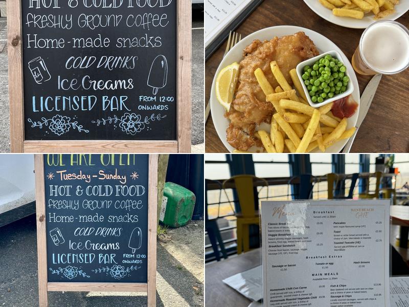 West Beach Cafe Menu