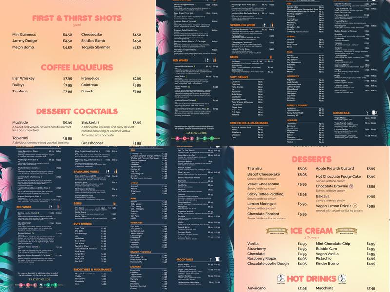 Al Dente Restaurant & Bar Menu