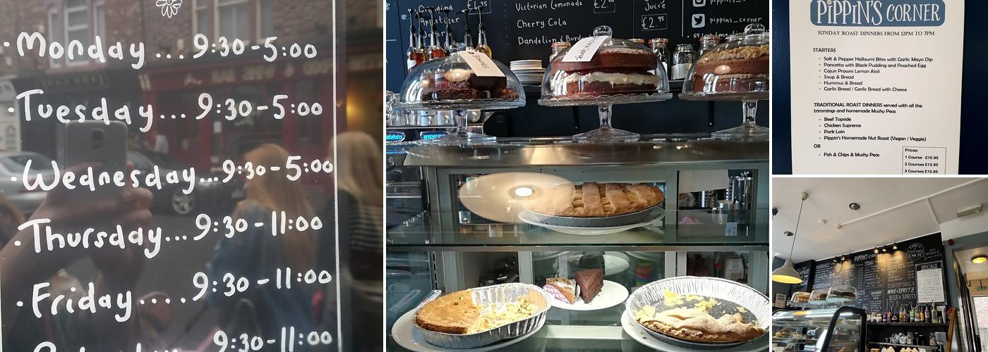 Pippin's Corner Menu
