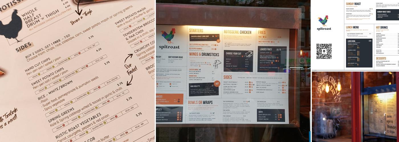 Spitroast Crosby Menu