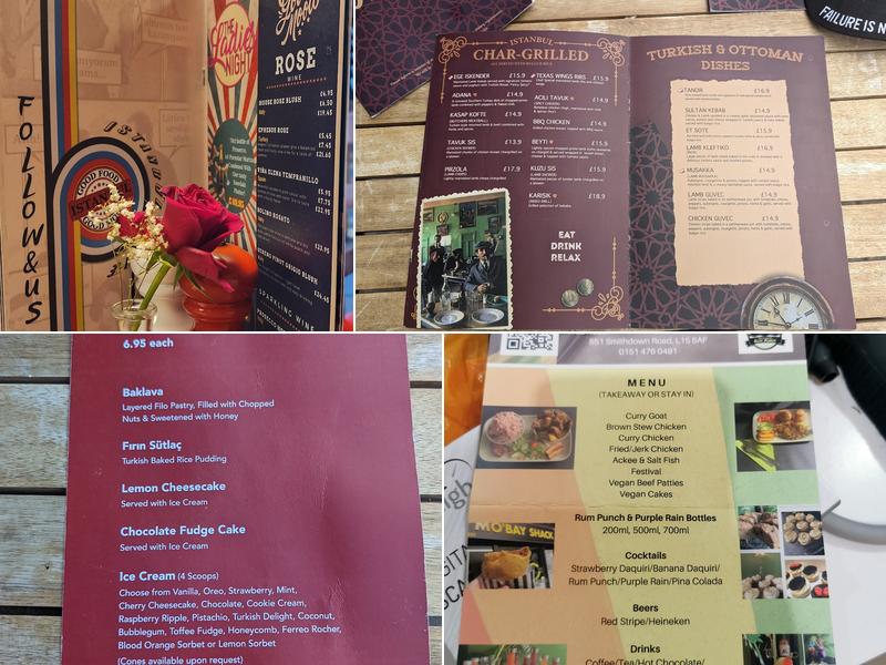 Istanbul Bbq & Bistro - Woolton Menu