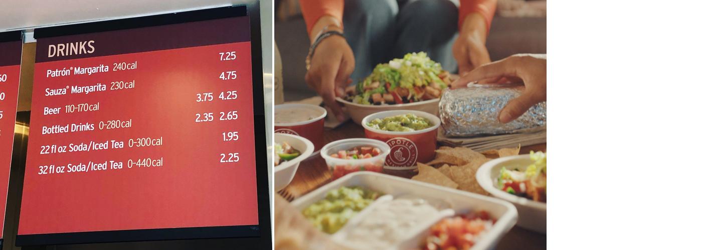 Chipotle Mexican Grill Menu