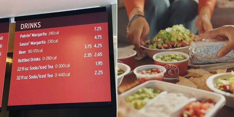 Chipotle Mexican Grill Menu