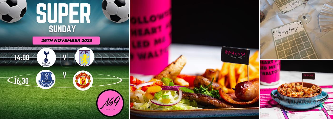 No9 bar and kitchen Menu