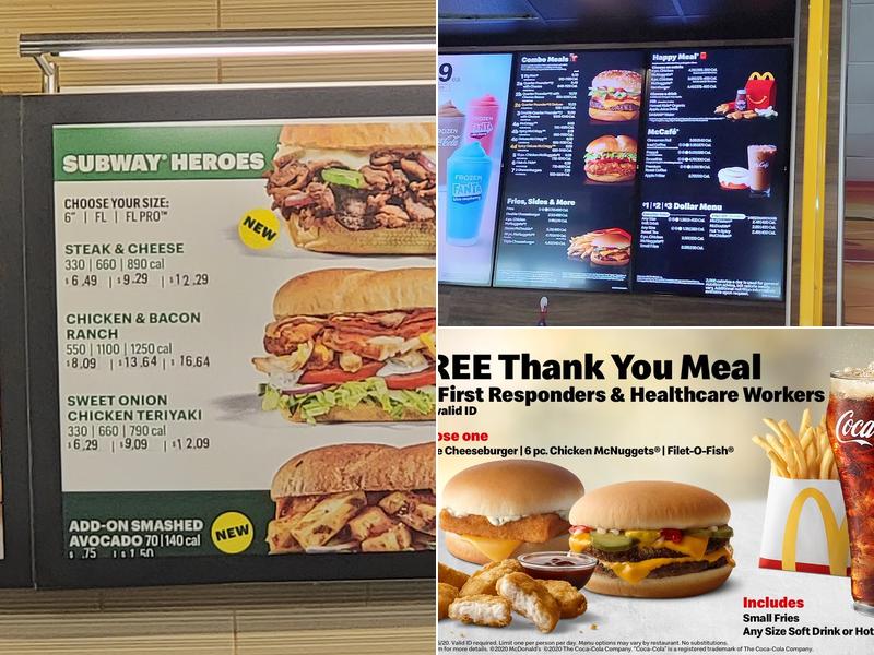 McDonald's Menu