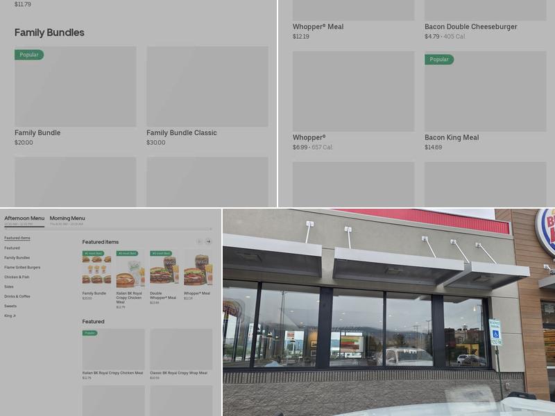 Burger King Menu