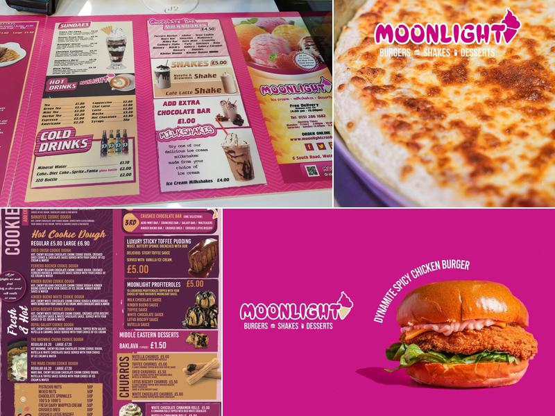 Moonlight (Crosby) Menu