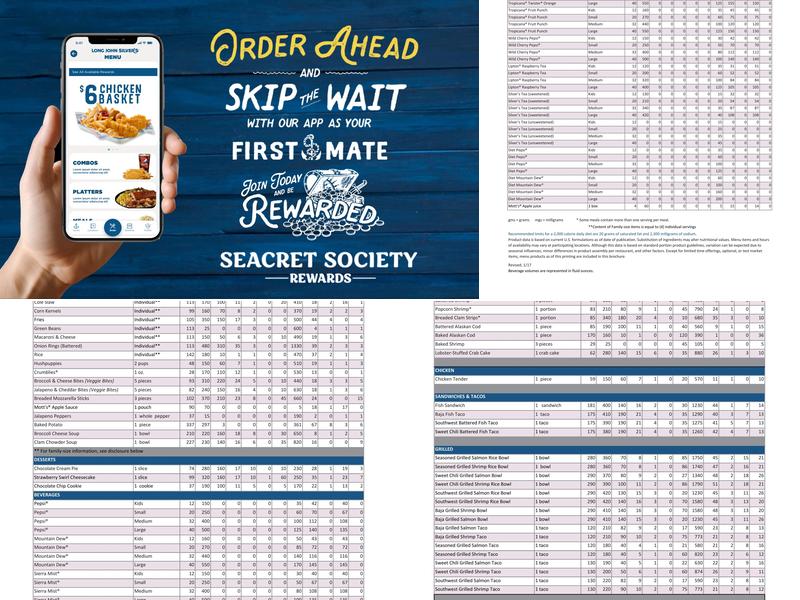 Long John Silver's Menu