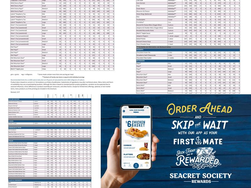 Long John Silver's Menu