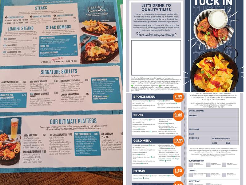 The Halfway House Menu