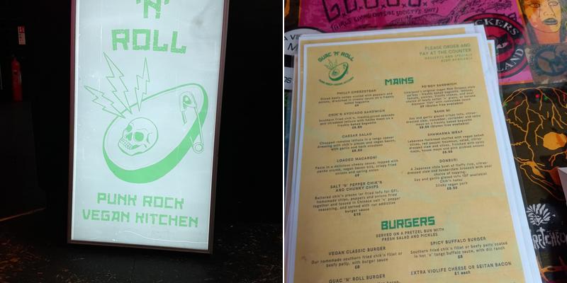 Guac 'n' Roll Kitchen Menu