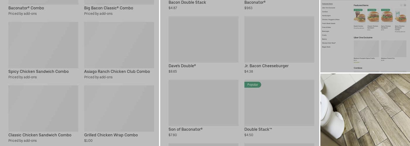 Wendy's Menu