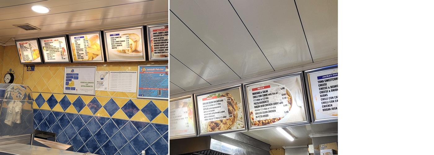 Rainhill Fish Bar Menu