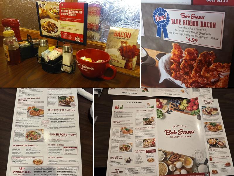 Bob Evans Menu