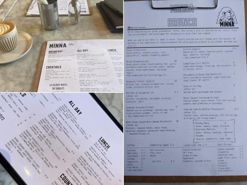 Minna Menu
