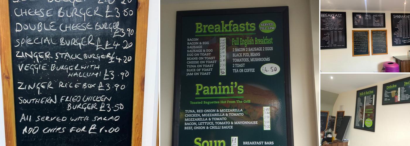 Gracie’s kitchen Menu