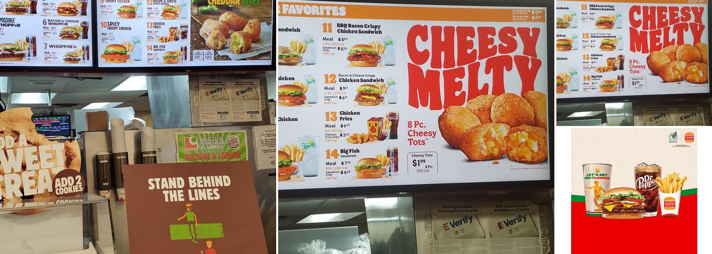 Burger King Menu