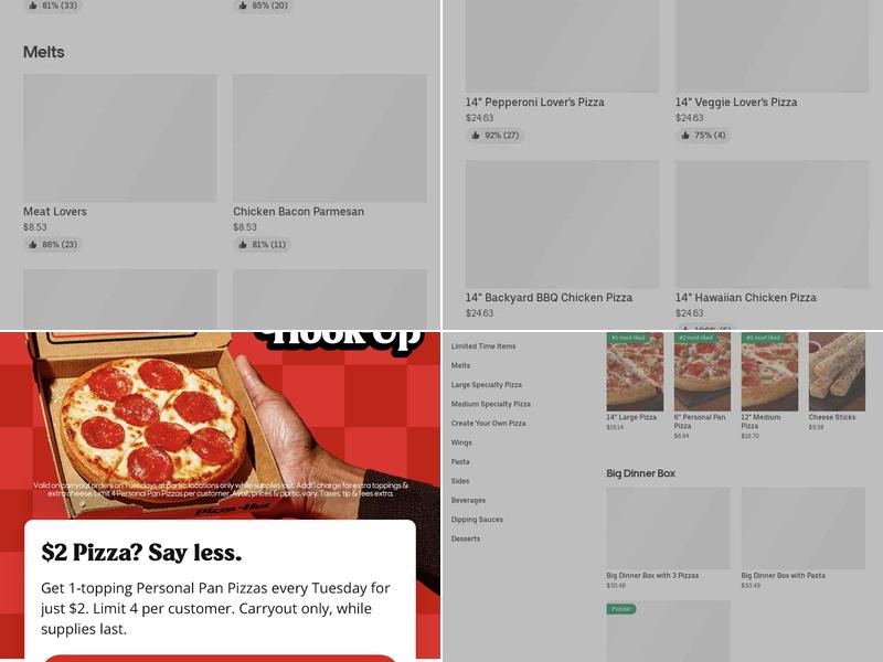 Pizza Hut Menu