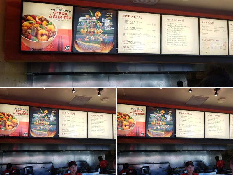 Panda Express Menu