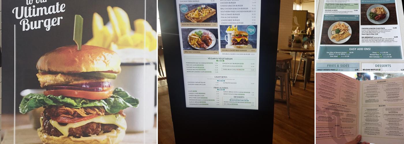 The Kissing Gate Menu