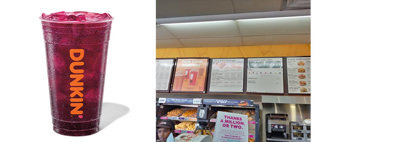 Dunkin' Menu