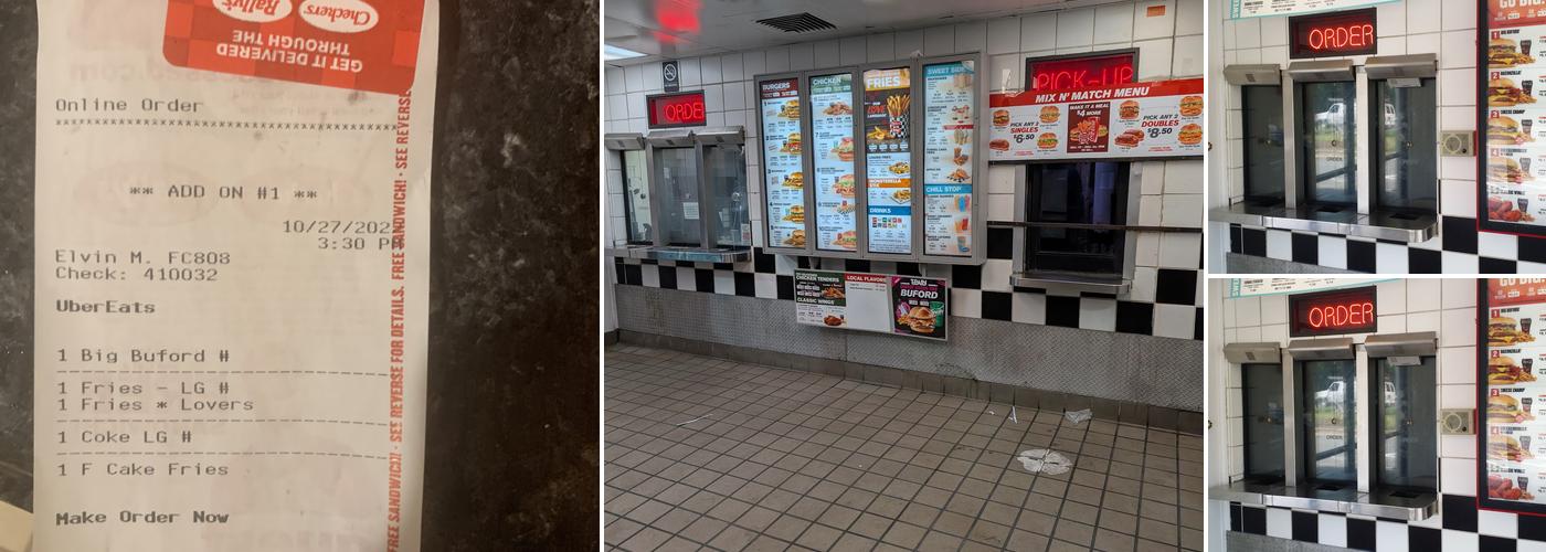 Checkers Menu