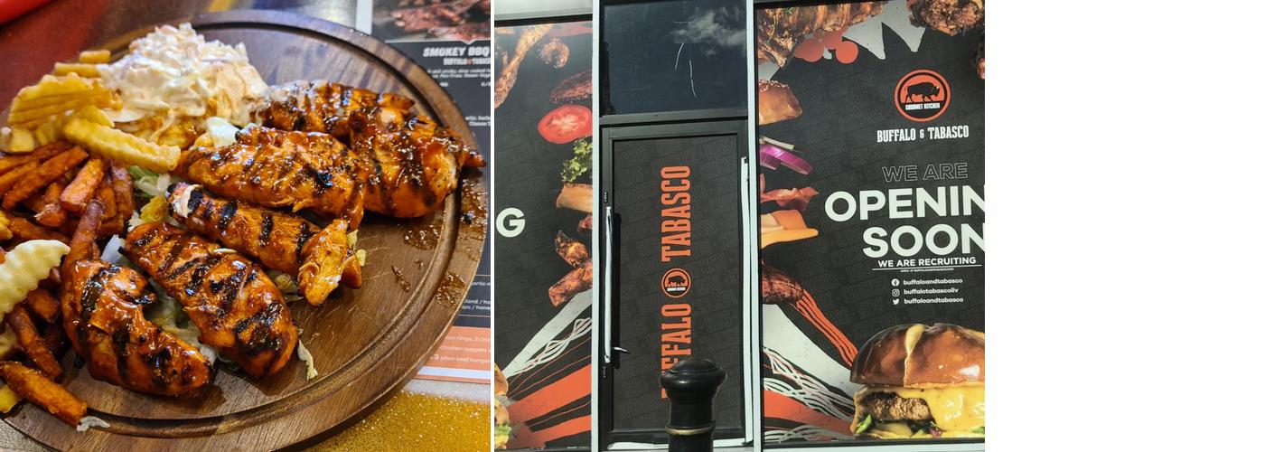 Buffalo and Tabasco Menu