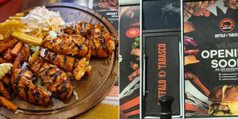 Buffalo and Tabasco Menu