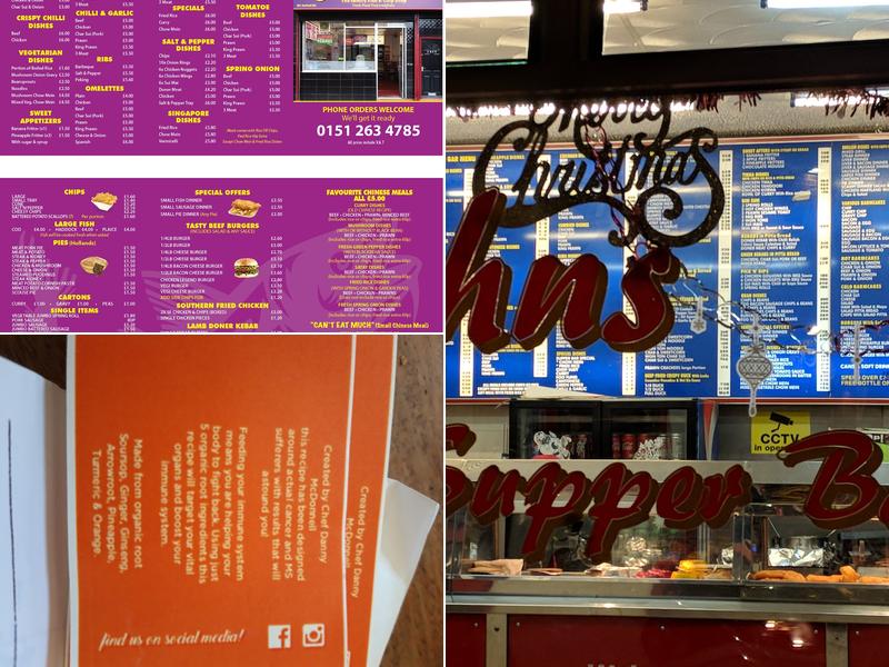 John's Supper Bar Menu