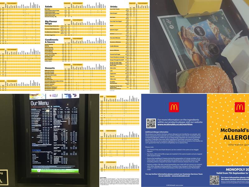 McDonald's Menu