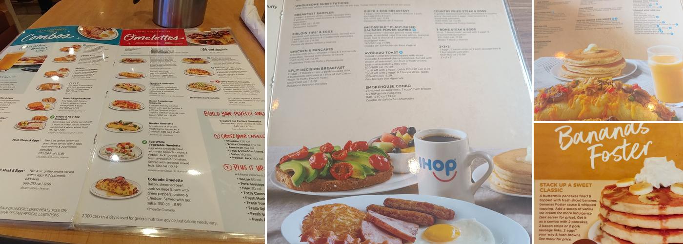 IHOP Menu