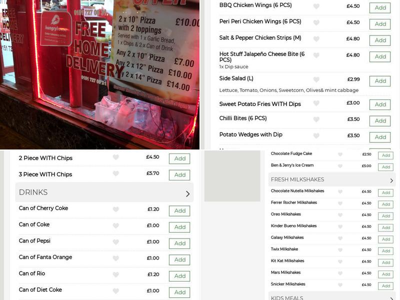 Grill Takeaway Land Menu