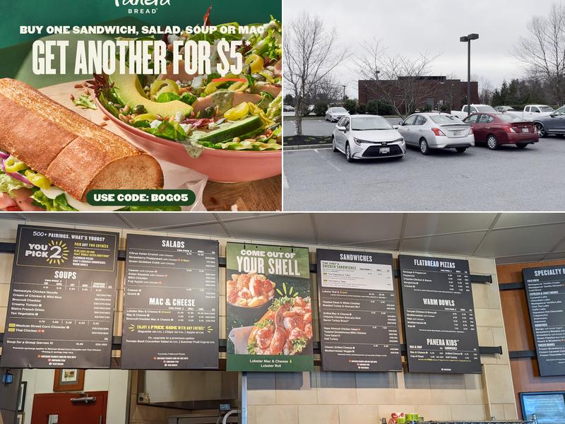 Panera Bread Menu