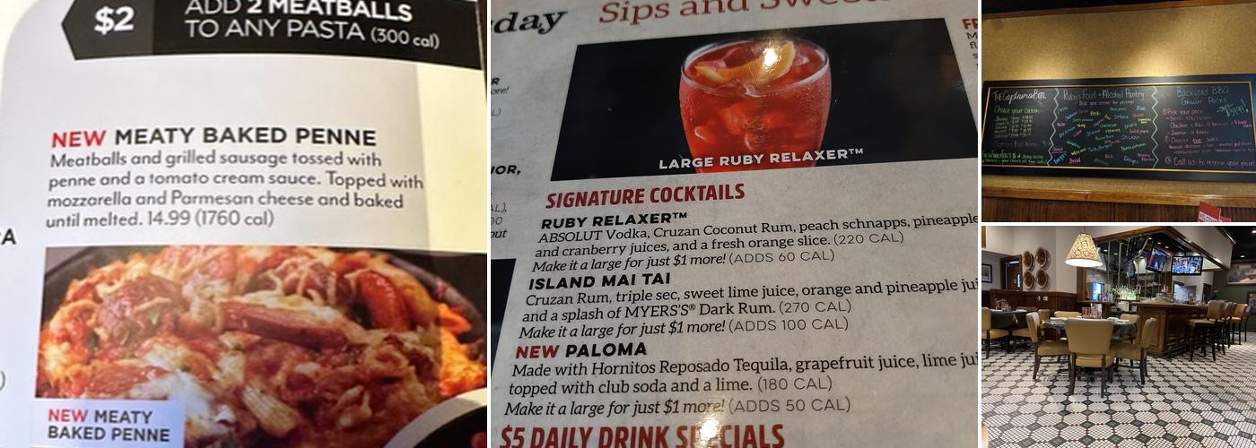 Ruby Tuesday Menu