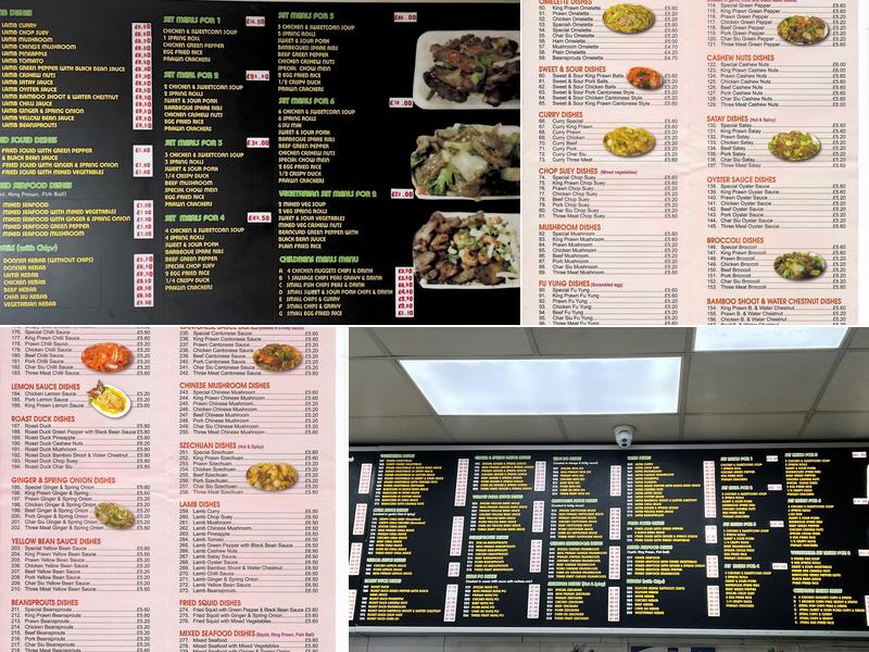 Lau's Fish & Chips and Chinese Takeaway Menu